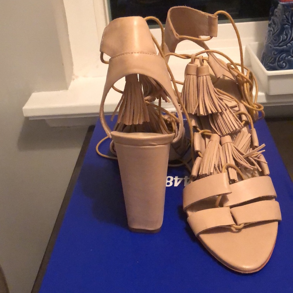Loeffler Randall Beige Tassel Heels - Picture 3 of 4